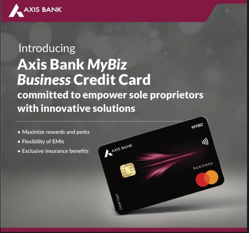 Axis Bank MyBiz Credit Card benefits