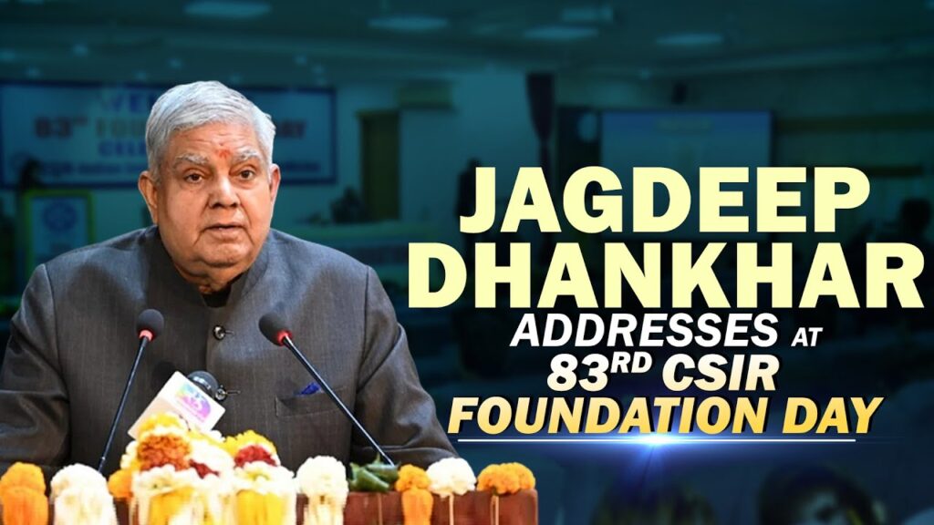 CSIR Foundation Day significance