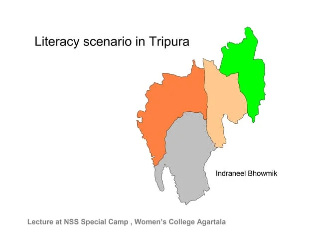 Dhalai district literacy rate
