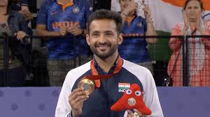 Nitesh Kumar Paris Paralympics gold
