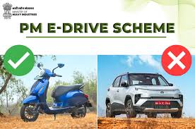PM e-Drive Scheme electric vehicles