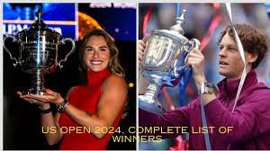 US Open 2024 winners list