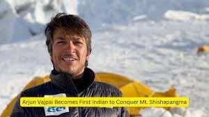 First Indian to summit Mt. Shishapangma
