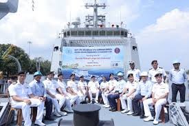 Indian Navy survey vessel commissioning
