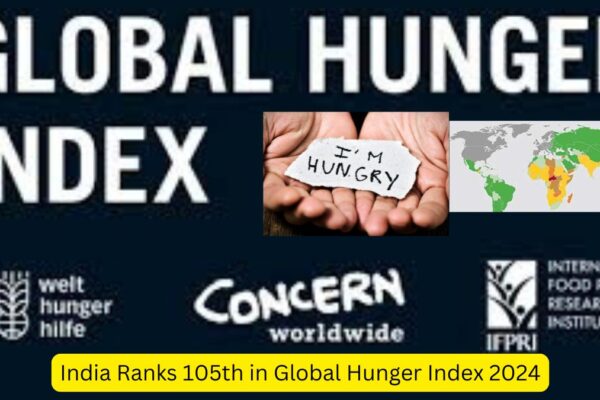 India's ranking in Global Hunger Index