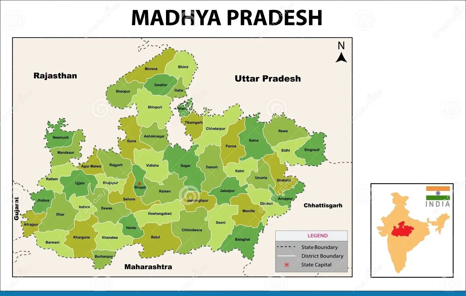 Madhya Pradesh border districts