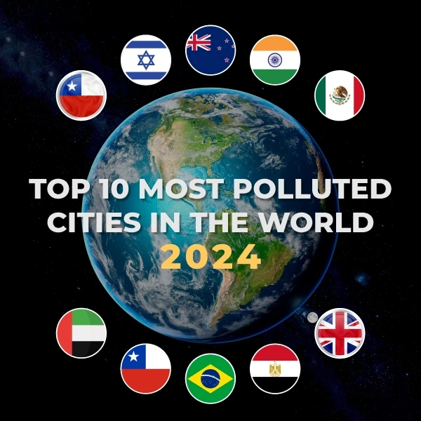 Top polluted cities October 2024