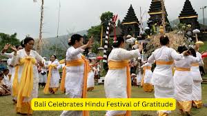 Bali Hindu festival of gratitude