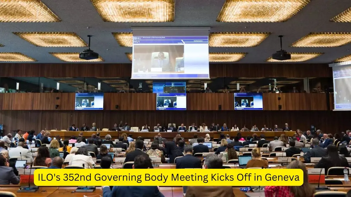 ILO Governing Body Meeting 2024