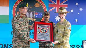 India Australia joint military exercise