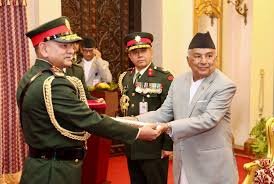 Indian Army Chief Honorary General