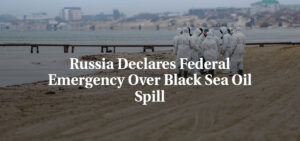 Black Sea oil spill Russia emergency response