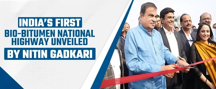 India’s first bio-bitumen road stretch