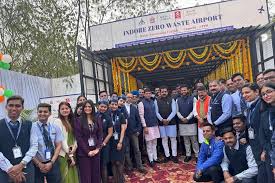waste processing unit at Indore Airport
