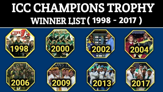 ICC Champions Trophy winners list ICC Champions Trophy winners list