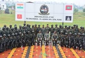 India Maldives military exercise