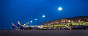 Largest airport in India by area
