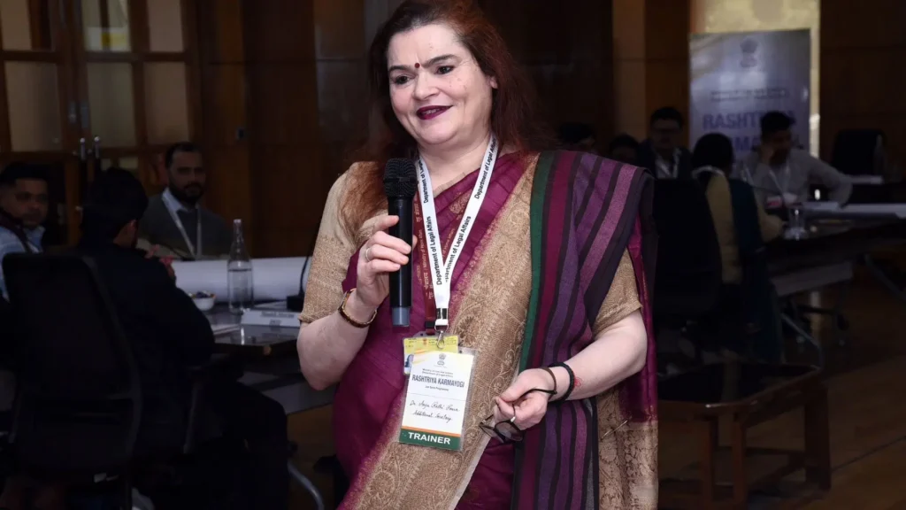 First woman Law Secretary India
