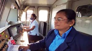 India's first female train driver
