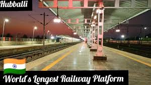 Longest railway platform in the world

