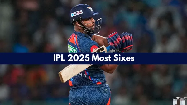 Most sixes in IPL 2025