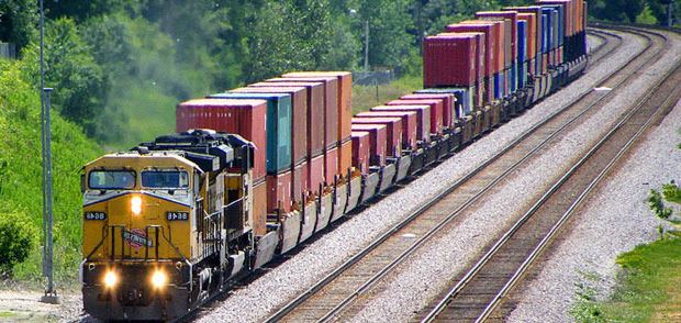 Kashmir cherry cargo train