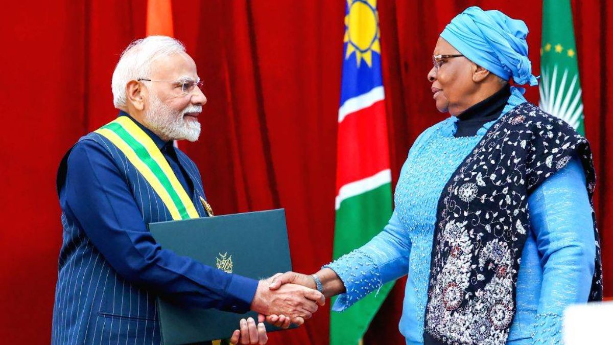 Namibia Civilian Honour to PM Modi