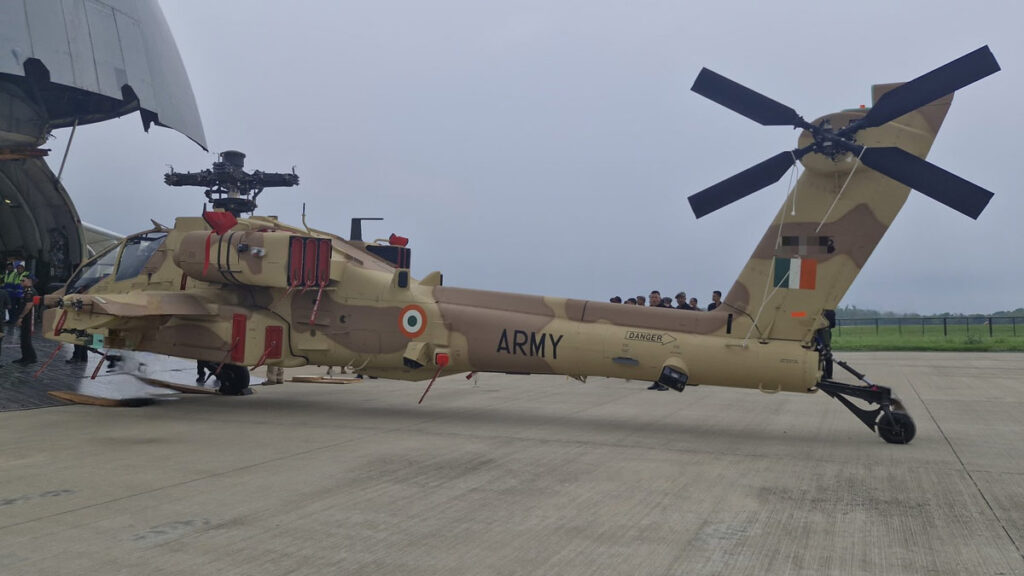 Indian Army Apache helicopter induction