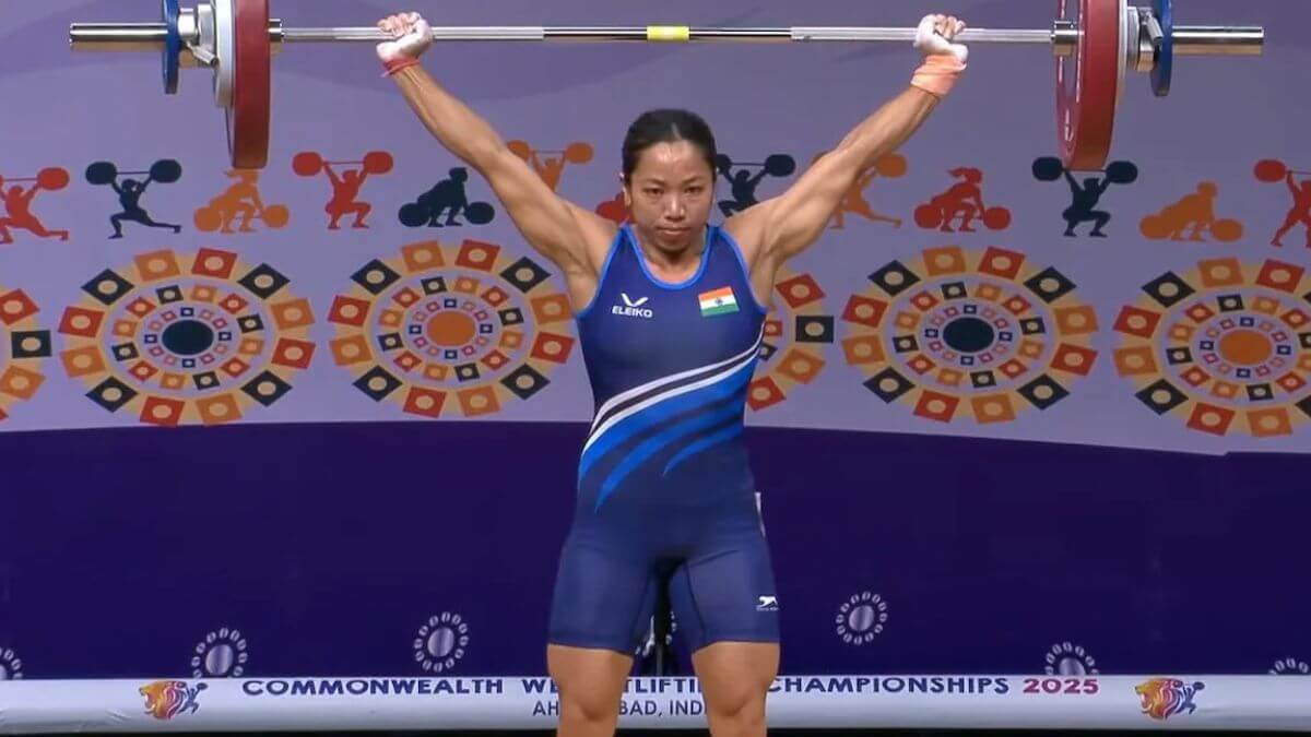 Mirabai Chanu Commonwealth gold