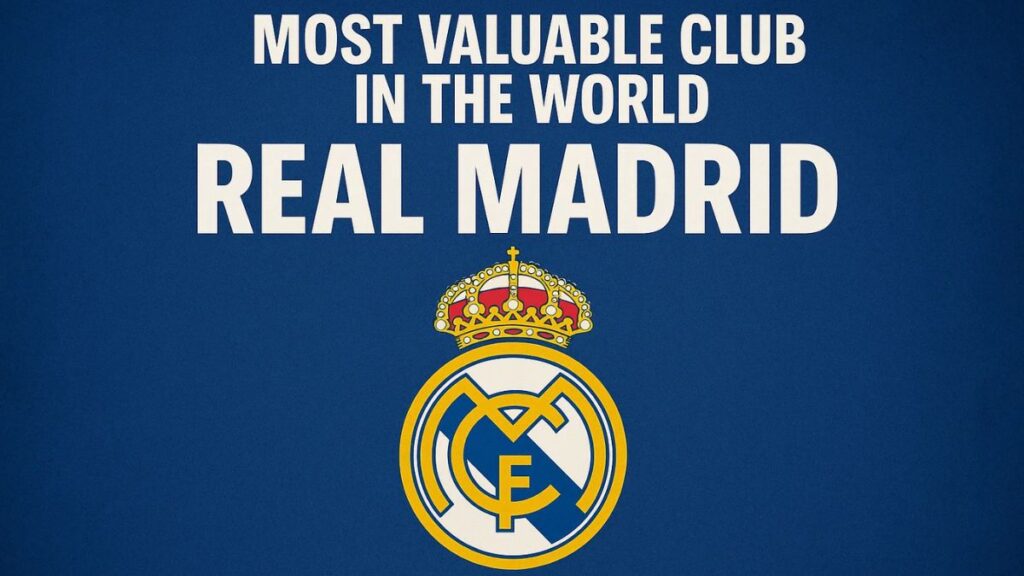 Real Madrid Most Valuable Football Club 2025