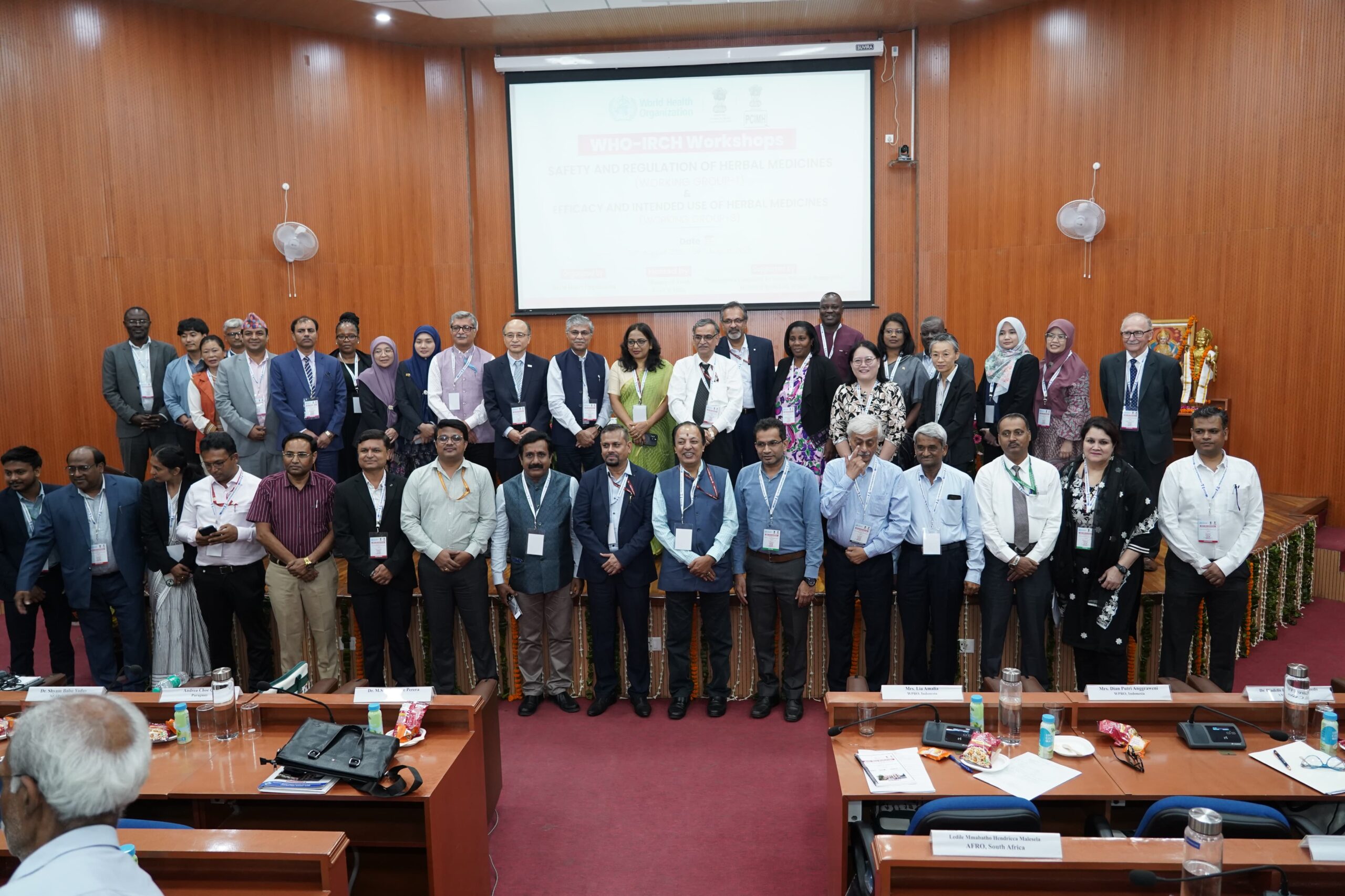 WHO herbal medicine workshop