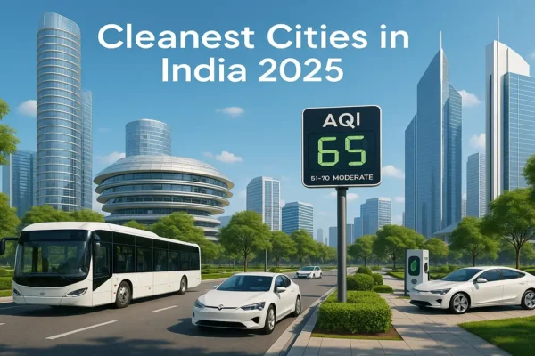 Cleanest cities in India 2025