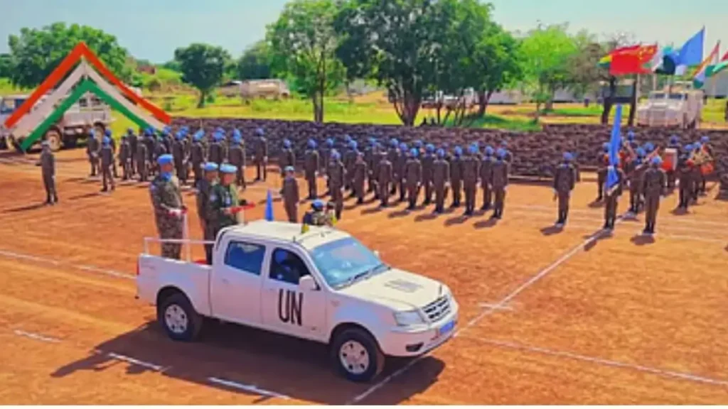 Indian Peacekeepers Honoured by UNISFA