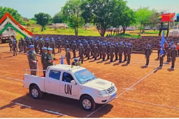 Indian Peacekeepers Honoured by UNISFA