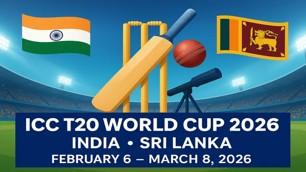 ICC T20 World Cup 2026 schedule