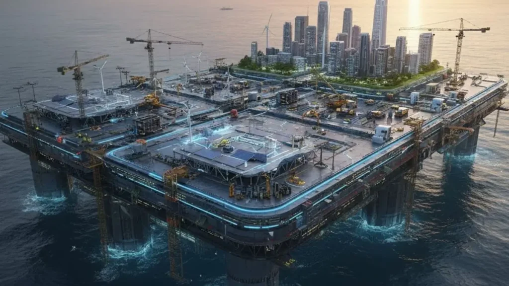 China Nuclear Resistant Floating Island
