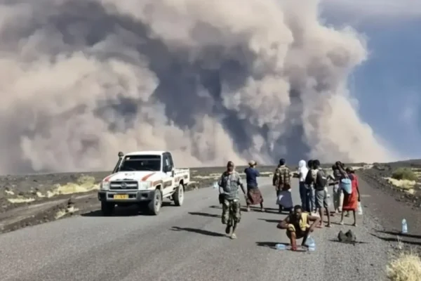 Hayli Gubbi volcano eruption 2025