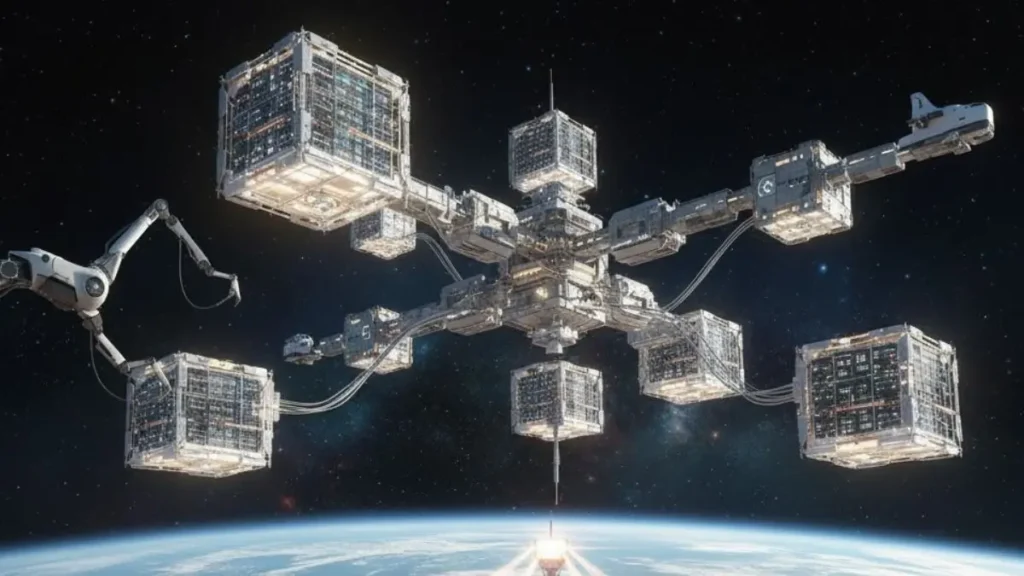 AI data centres in space