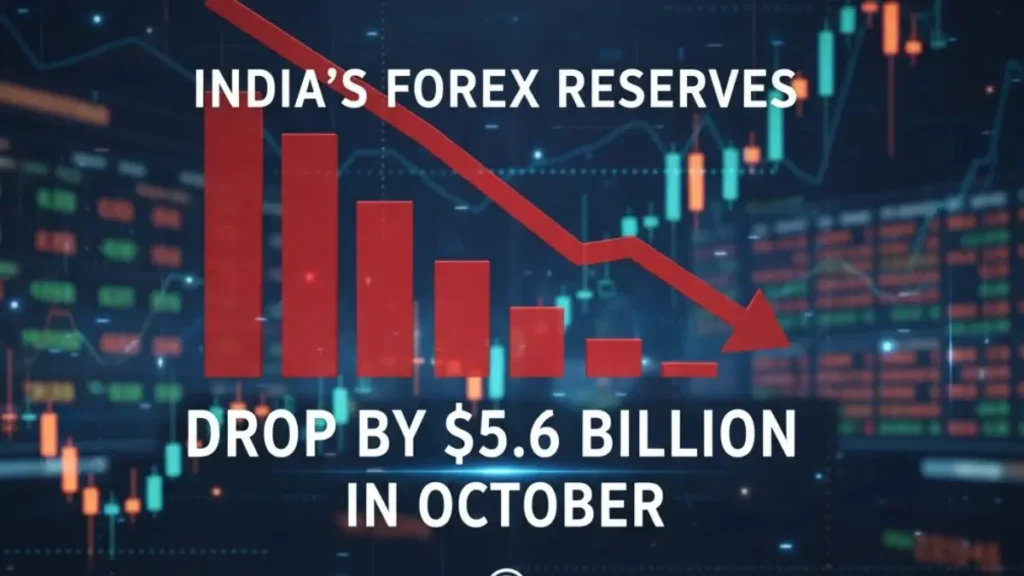 India Forex Reserves Drop October 2025