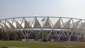Jawaharlal Nehru Stadium redevelopment news