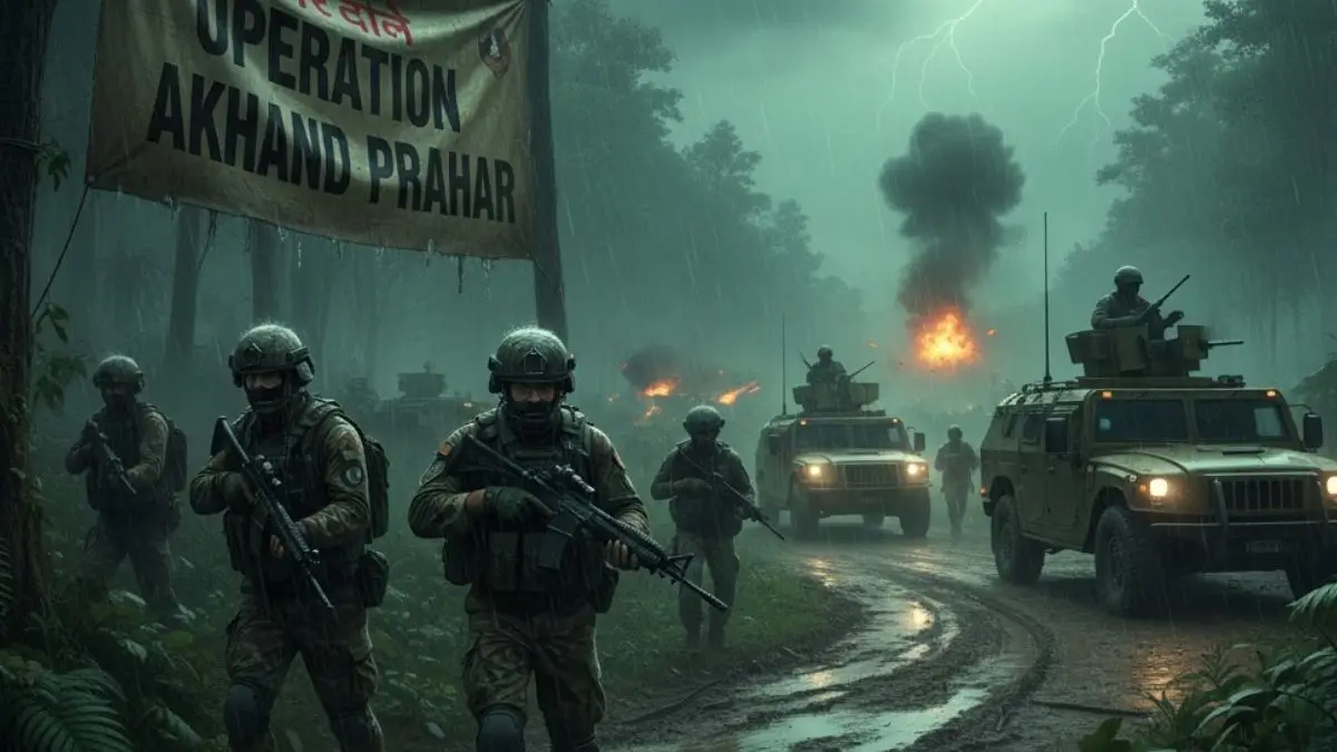 RUDRA Brigade desert exercise