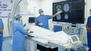 AIIMS Delhi brain stent trial