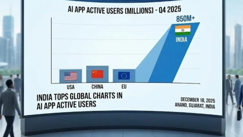 India Tops AI App Active Users