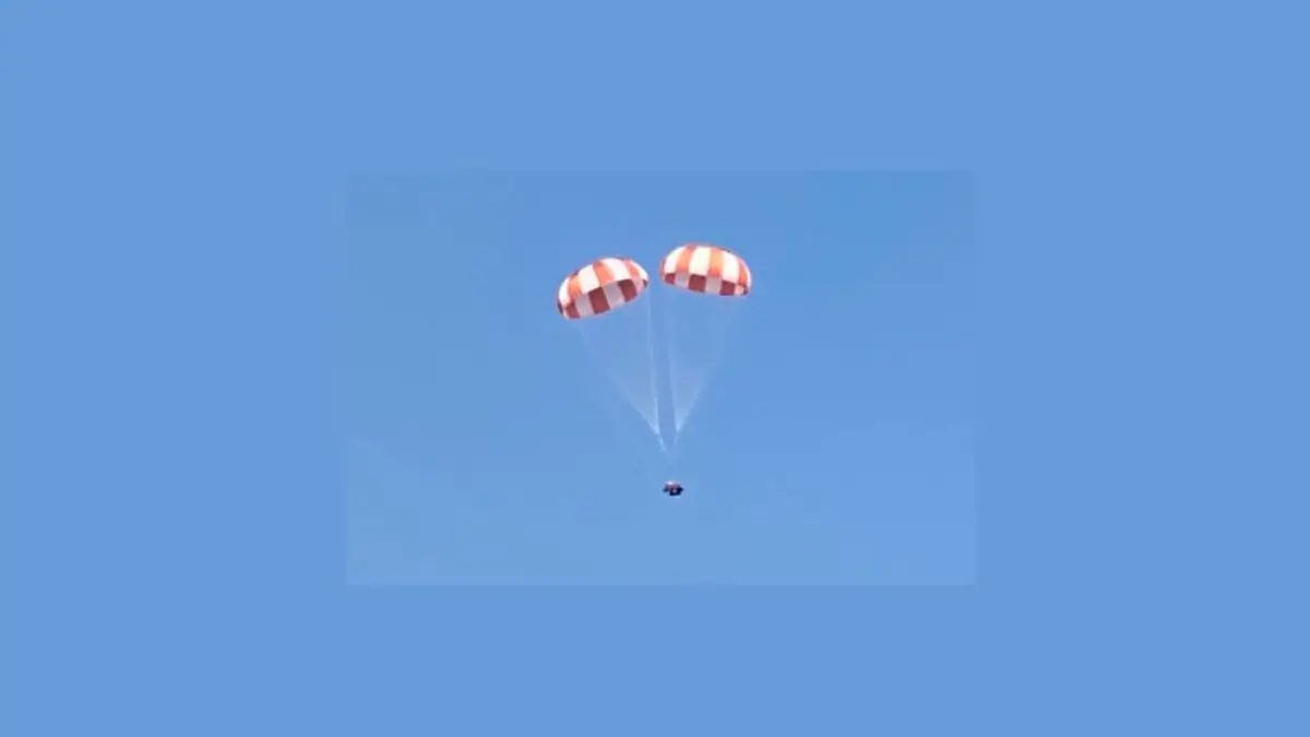 Gaganyaan drogue parachute test