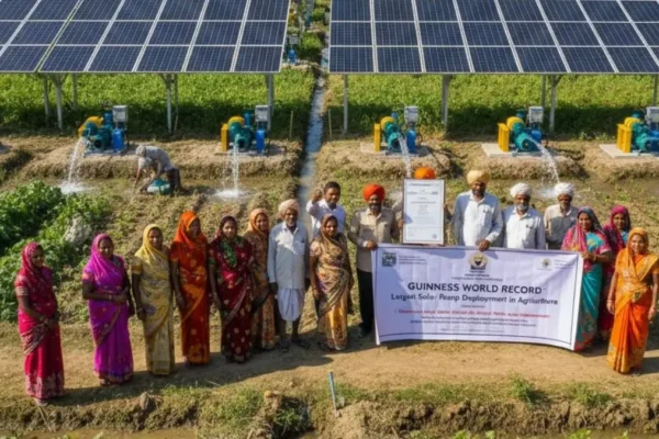 Solar Pump Deployment Maharashtra Guinness World Record