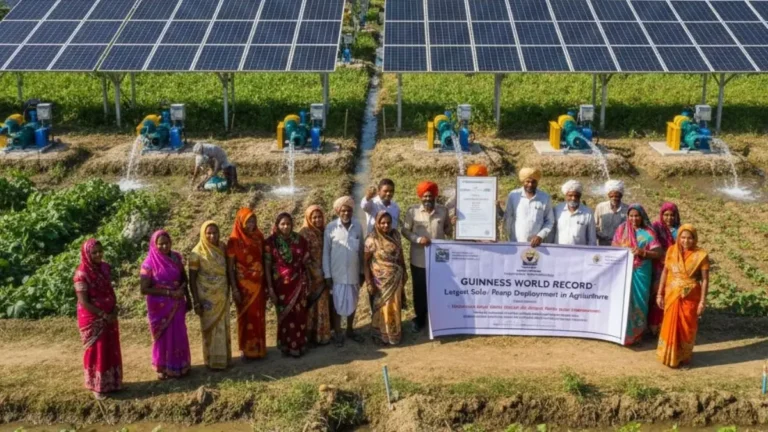 Solar Pump Deployment Maharashtra Guinness World Record: 45,911 Pumps in 30 Days