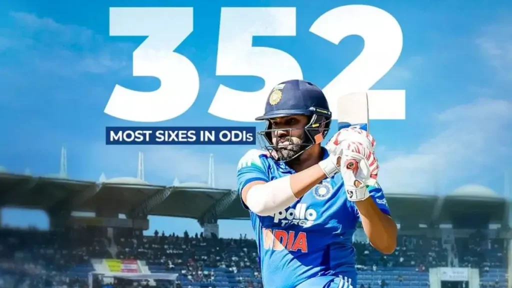 Rohit Sharma ODI sixes record