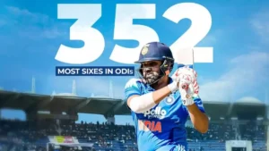Rohit Sharma ODI sixes record