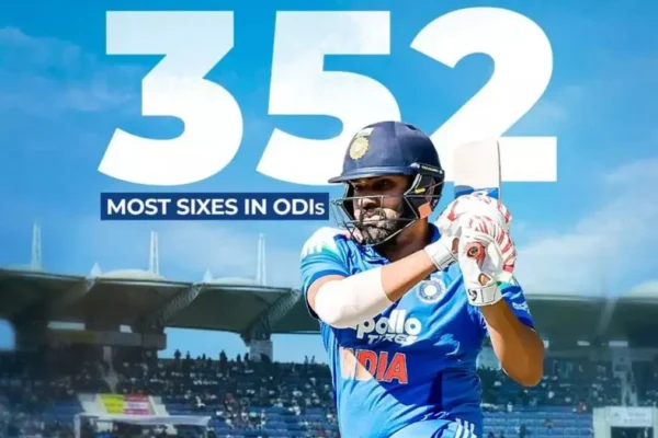 Rohit Sharma ODI sixes record