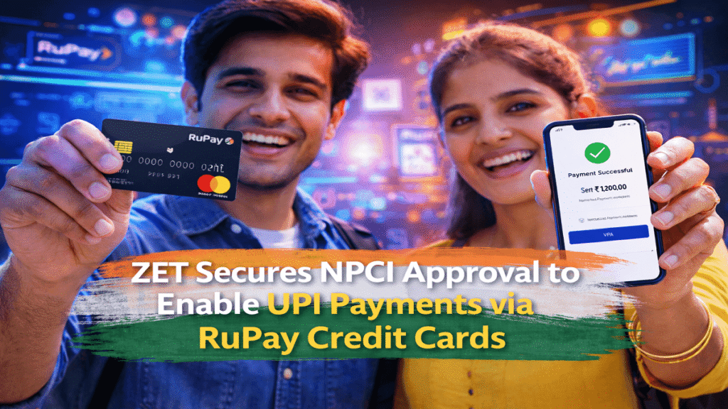ZET UPI RuPay credit card